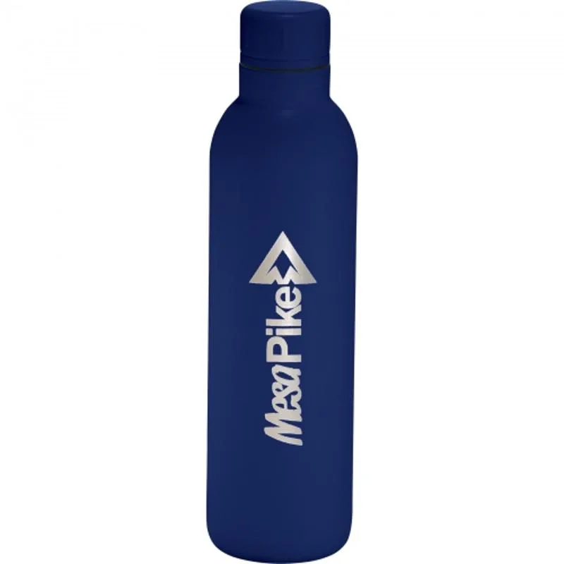 Thor copper vacuum insulated bottle - 17 oz. in navy