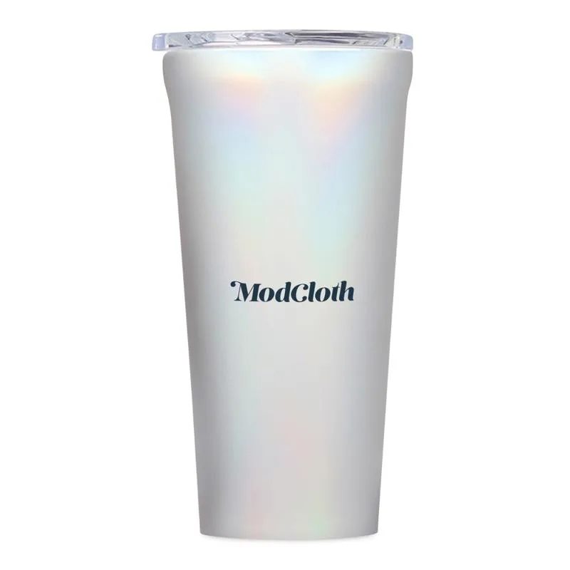 CORKCICLE custom tumbler with a ModCloth logo and sleek design.