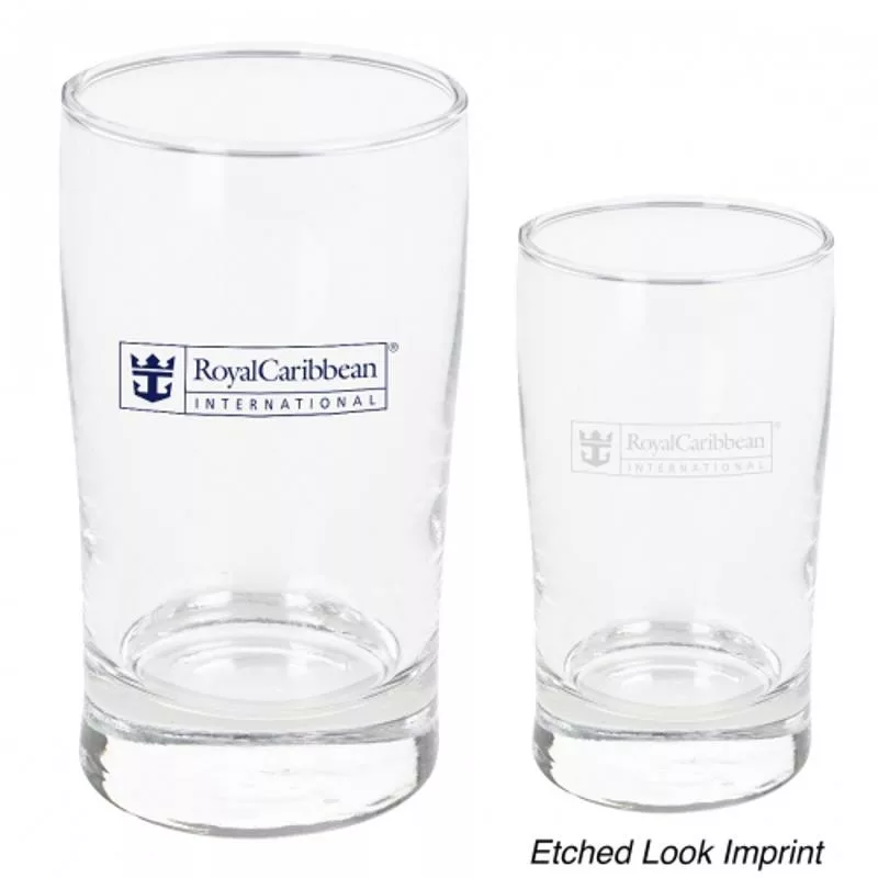 Two beer taster glasses with etched promotional logo options.