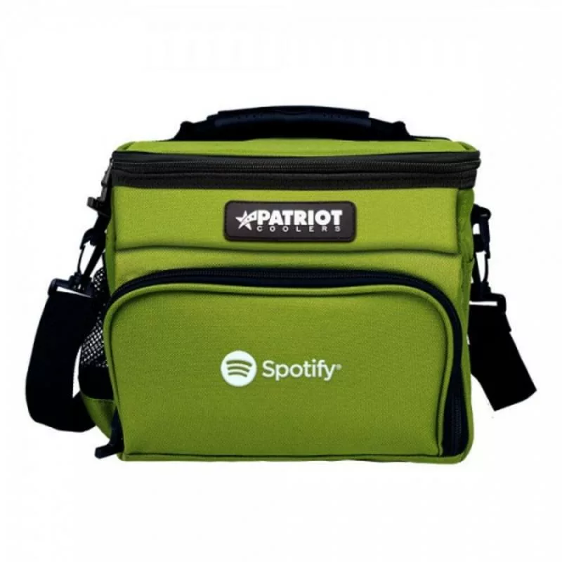 Hydro Flask soft cooler loaded with snacks, carrots and drinks.