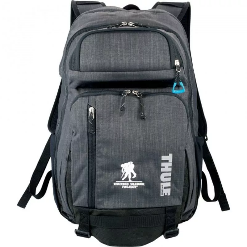 Thule laptop backpack with multiple compartments and premium build.
