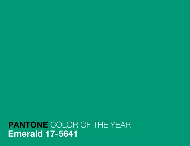 Pantone’s Color of the Year – Emerald Green