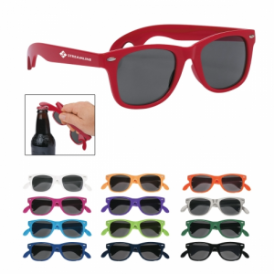 Sunglasses with bottle opener