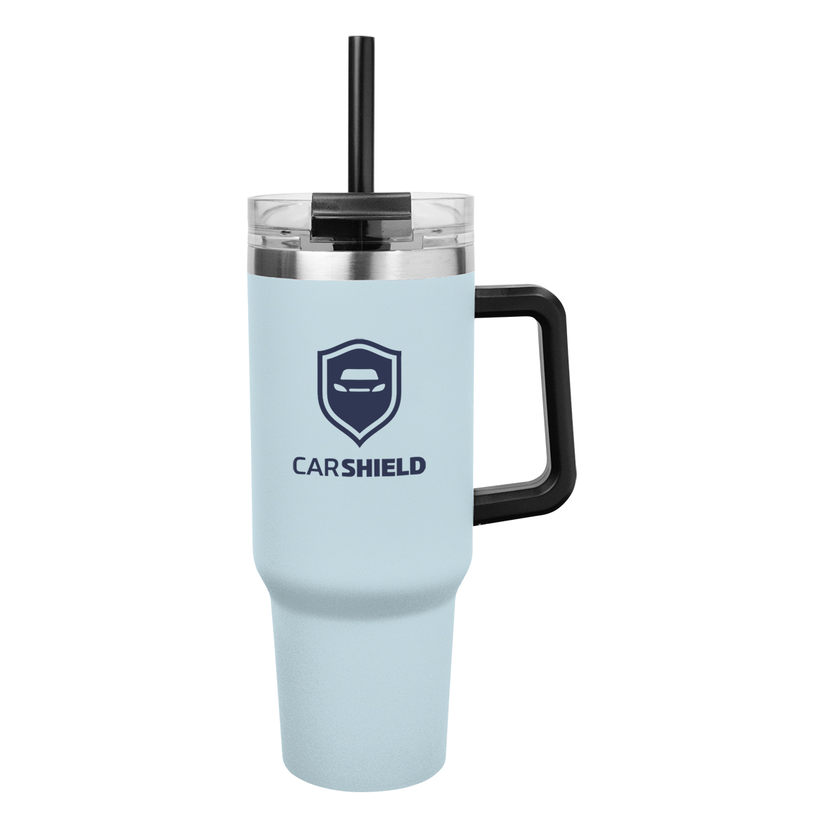 19oz. White Stainless Steel Tumbler with Straw by Celebrate It™