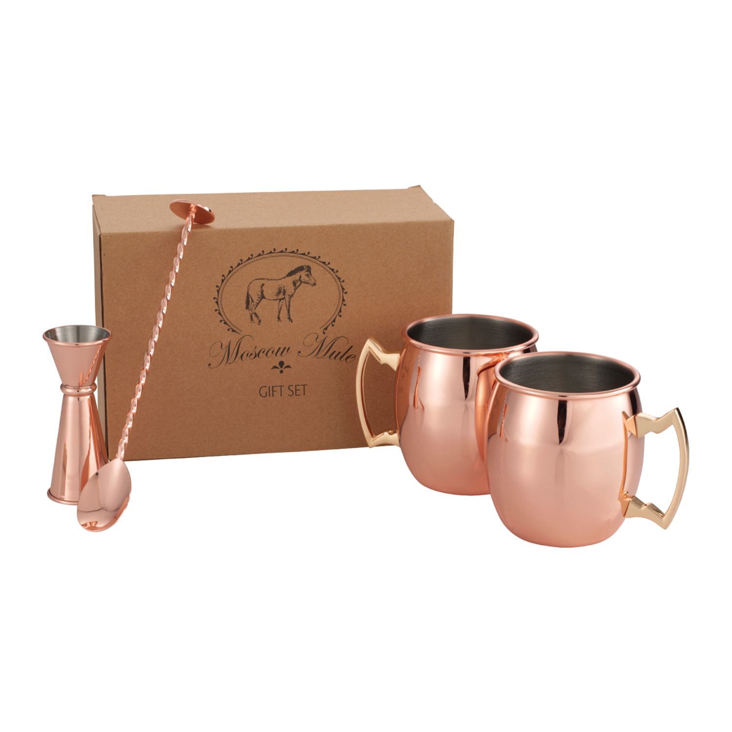 Moscow Mule Mug 4-in-1 Gift Set