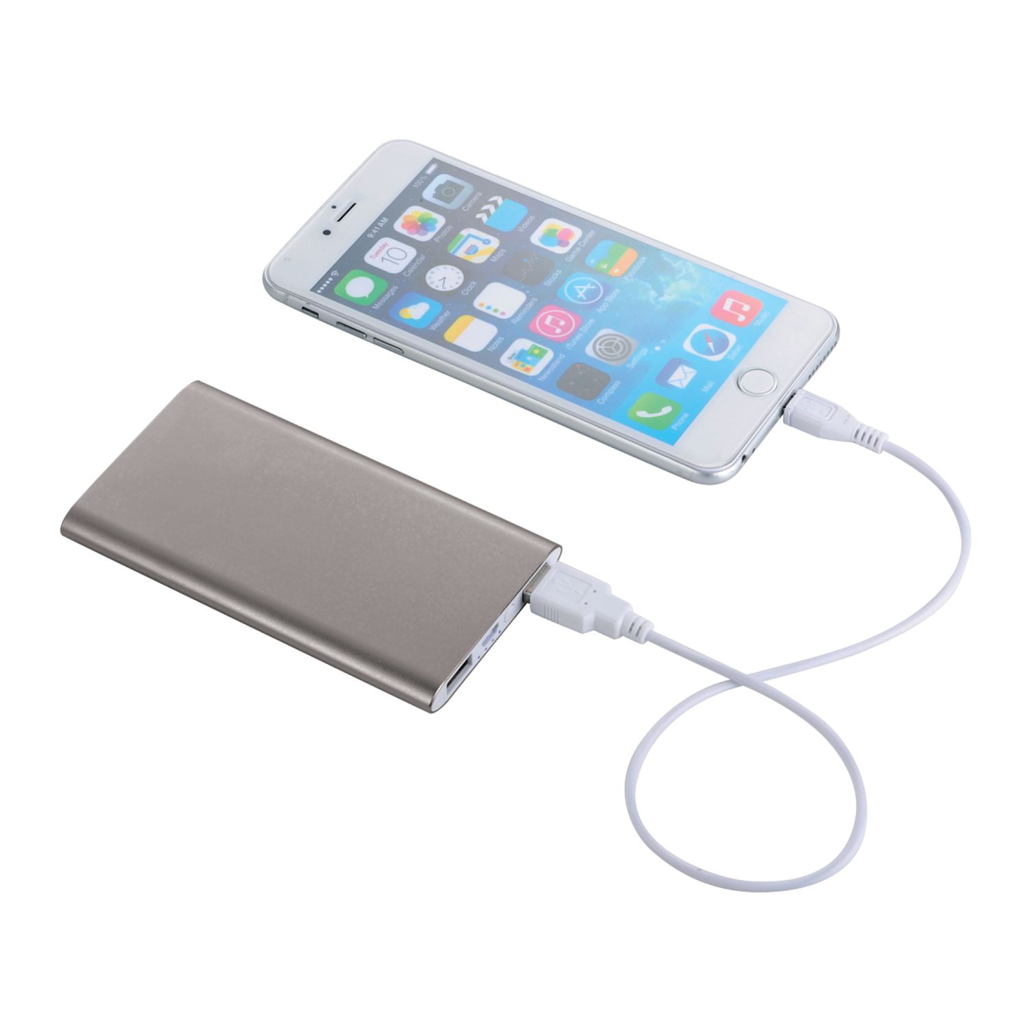 Sleek Aluminum 4,000 mAh Power Bank Sleek Aluminum 4,000 mAh Power Bank