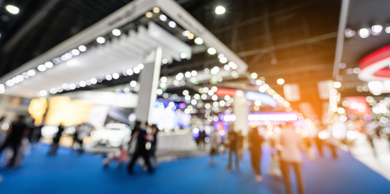 trade show floor | 13 trade show hacks | Pinnacle Promotions