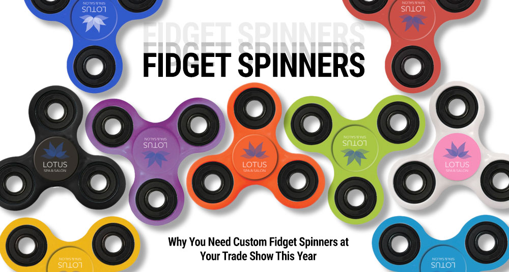 Why You Need Custom Fidget Spinners at Your Trade Show This Year | Pinnacle Promotions