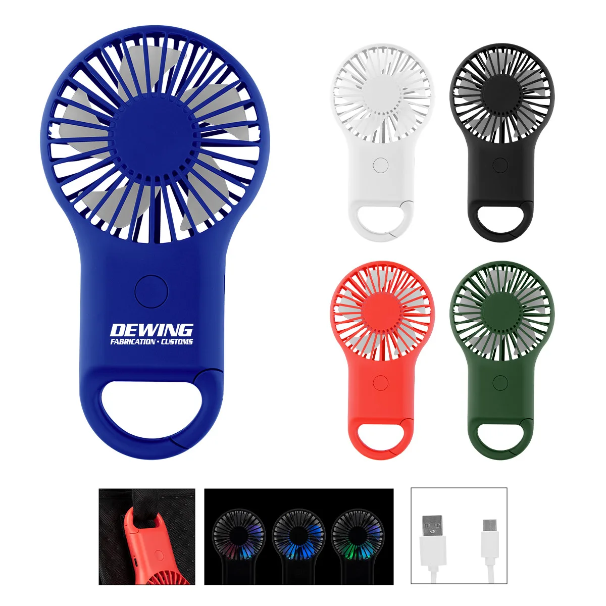 Rechargable hand fan
