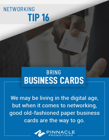 Networking Tip - Business Cards