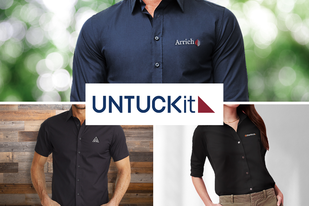 Say Hello to Branded UNTUCKit Shirts