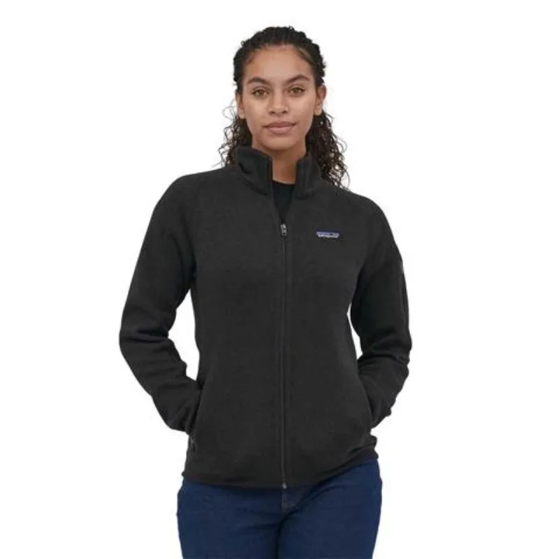 Woman wearing a black full-zip Woman’s Patagonia® Better Sweater Jacket