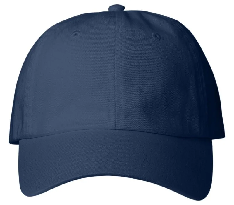 Navy Vineyard Vines® cotton baseball cap with unstructured crown and curved bill.