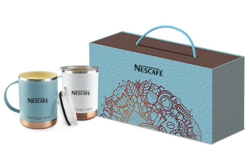 ASOBU Ultimate Mug Gift Set with two insulated mugs and gift box