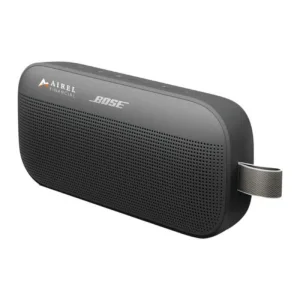 Bose Flex 2 portable Bluetooth speaker with custom logo and nylon carry strap