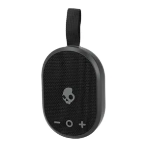 Skullcandy Ounce compact Bluetooth speaker with fabric strap and volume control buttons
