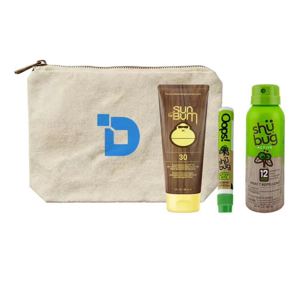 Sunbum kit with sunscreen and bug spray for summer giveaway ideas