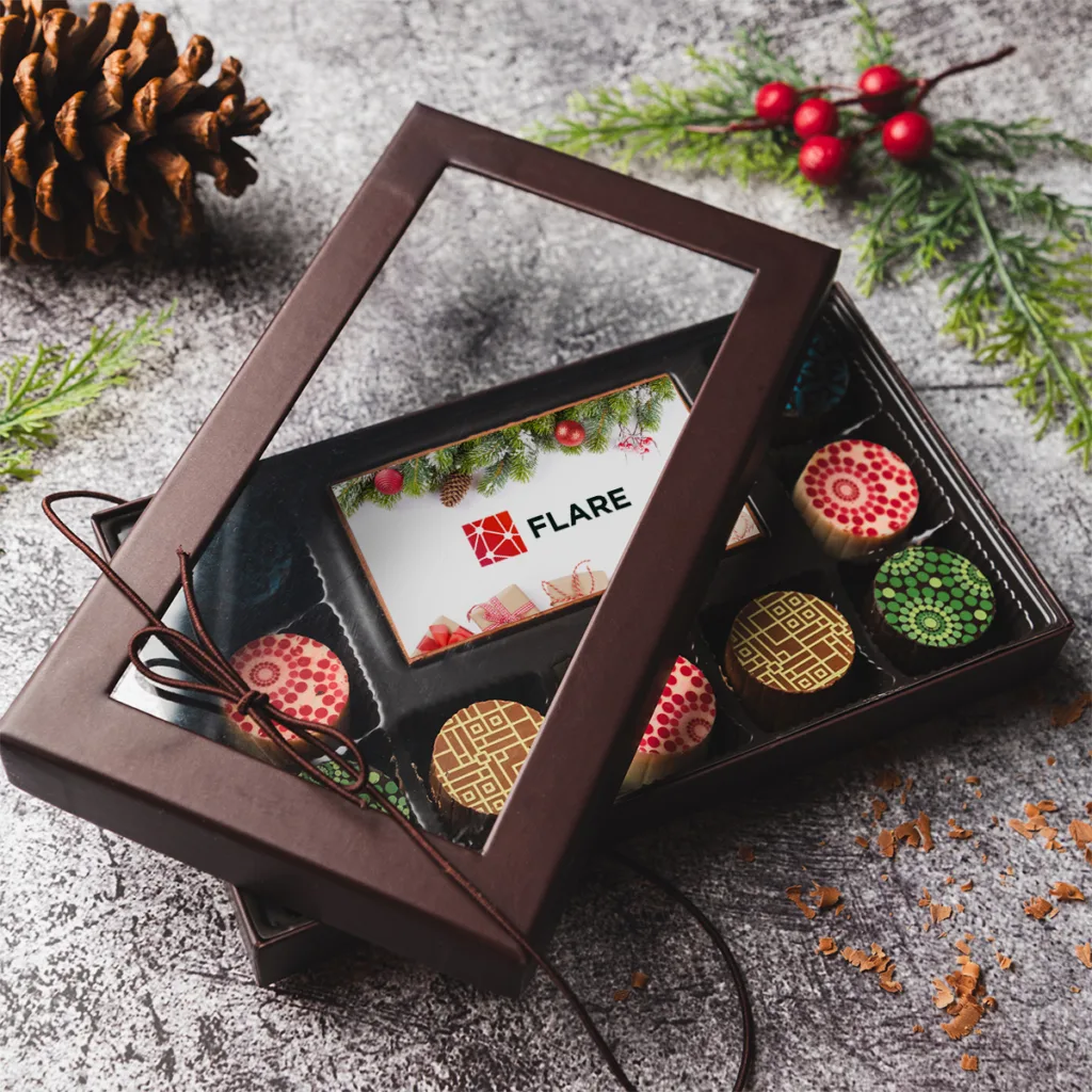 Custom box of chocolates for executive leadership retreats