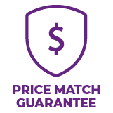 Purple Price Match Guarantee Icon