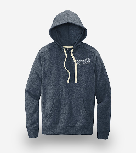 dark navy heather pullover hoodie