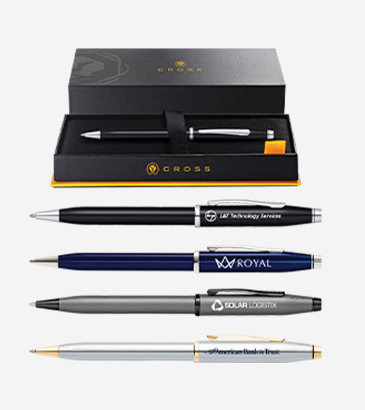 selection of premium Cross-branded pens