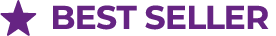 Purple Best Seller Icon